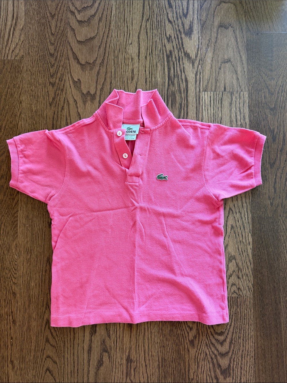 Lacoste Kids coral Cotton Polo Shirt